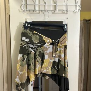 XOXO Floral Asymmetrical Skirt xoxo stylish great addition to any elegant closet